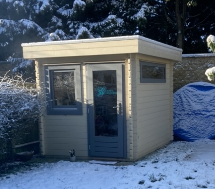 Keep Warm Working From Home In A Copy Cabin